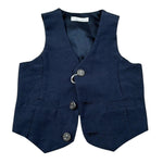 GILET TINTA UNITA 110524 BLU BARCELLINO 