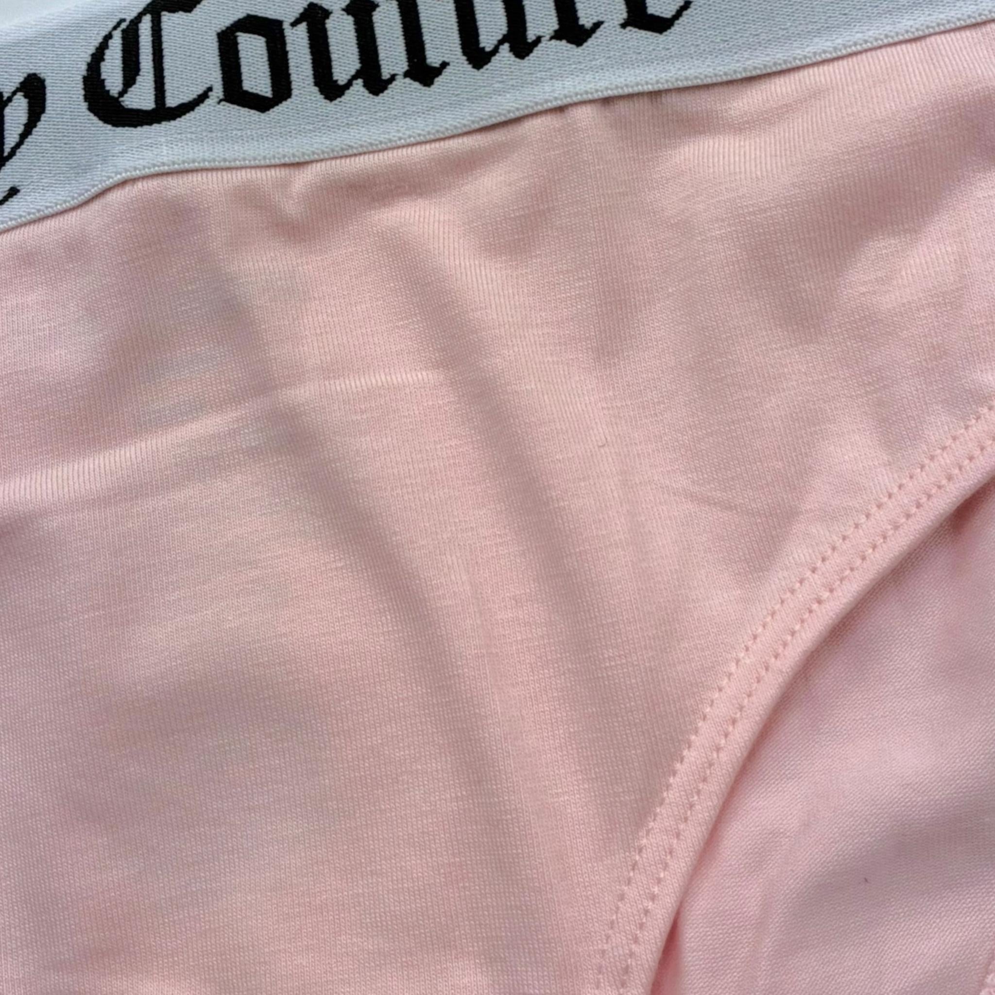 Juicy Couture Slip Tinta Unita con Stampa per Bambina JBX5823 ROSA JUICY COUTURE 