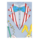 Stella Mccartney Pagliaccetto Mezza Manica Tinta Unita con Stampa per Bambino TWC511 AZZURRO STELLA McCARTNEY 