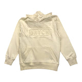 Datch Einfarbiger Hoodie mit beigem Aufdruck für Jungen