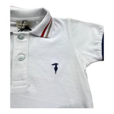 Trussardi Polo Mezza Manica Tinta Unita per Neonato TIP26102PO BIANCO TRUSSARDI 