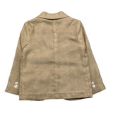 Le Bebe‘ Beige einfarbige Jacke für Neugeborene
