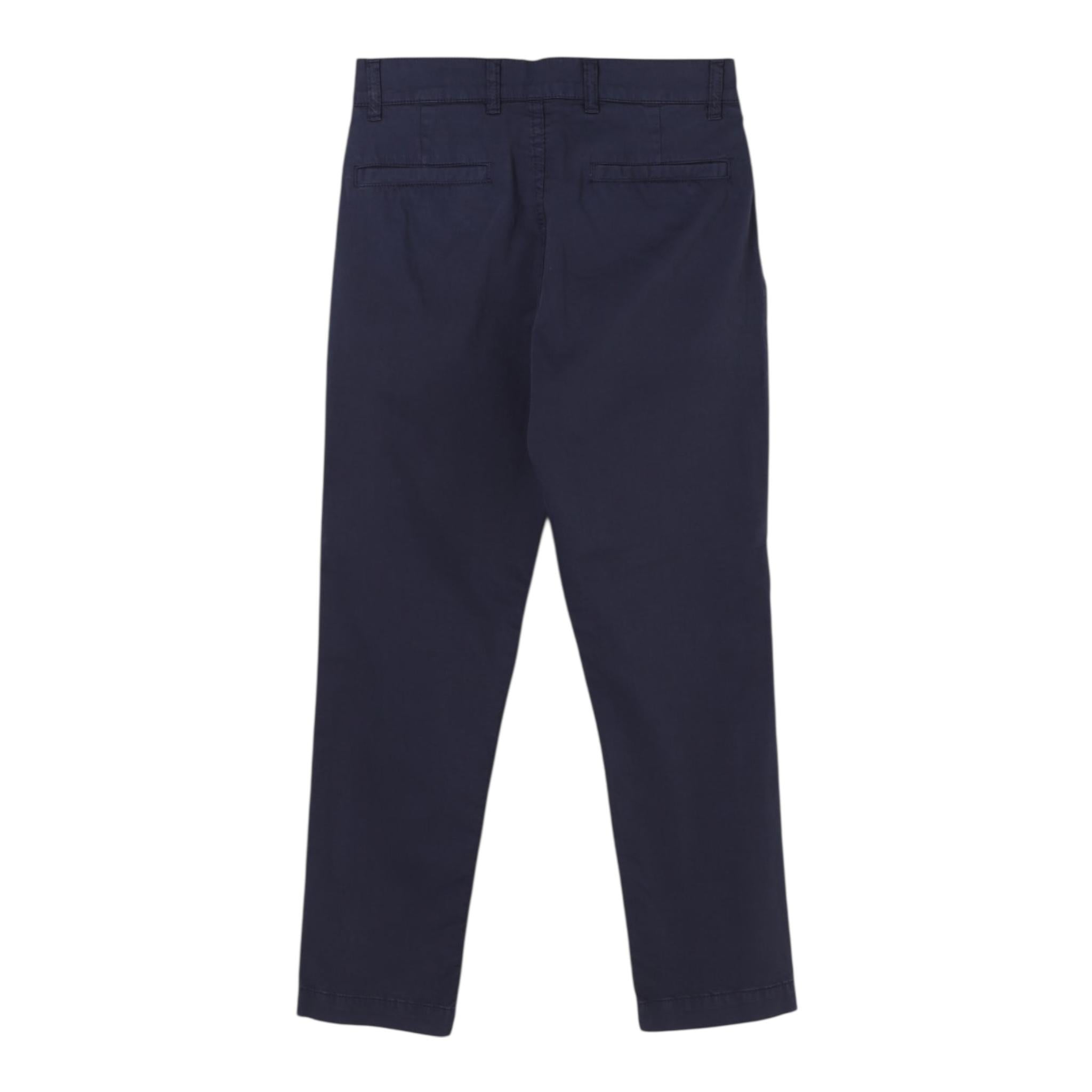 Fay Pantalone Tinta Unita con Bottone per Bambino FW6Q31 BLU FAY 