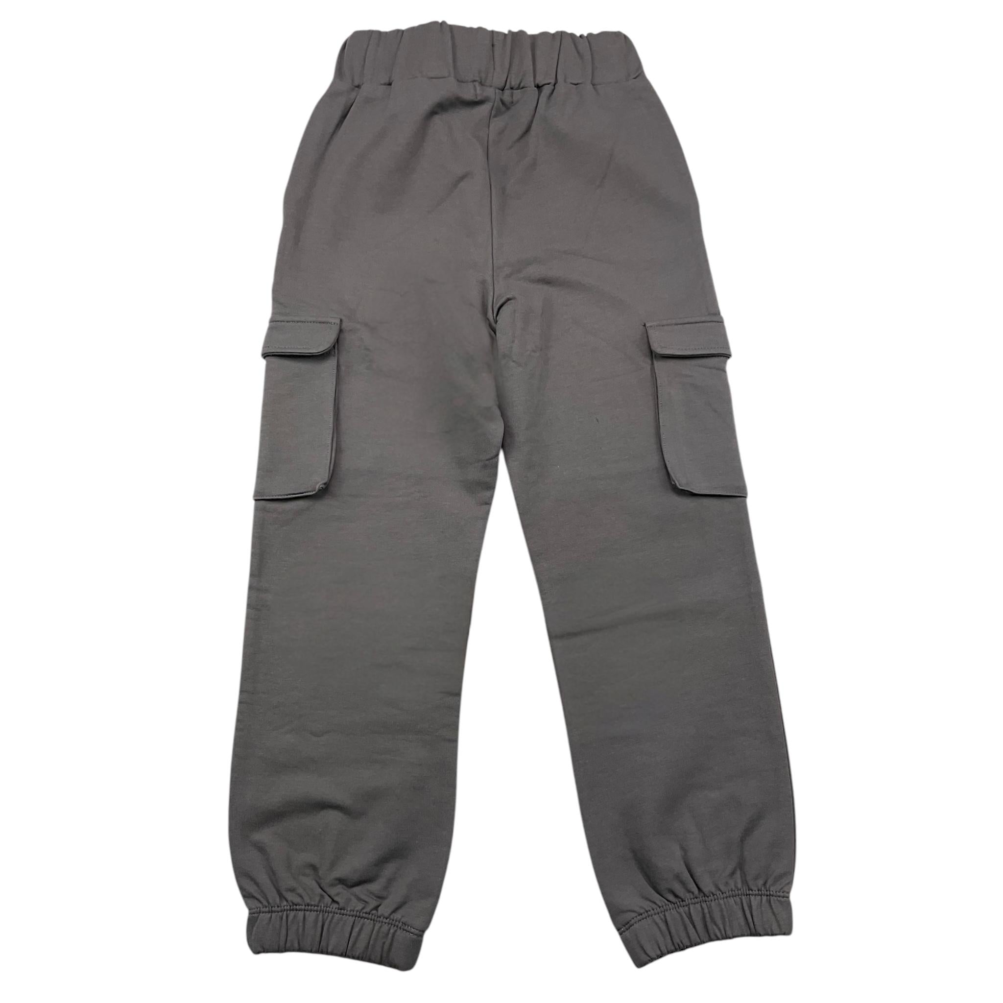 NAME.IT pantalone tuta tinta unita con tasconi Grigio per Bambino 13236437J GRIGIO NAME.IT 