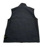 Stone Island Giubbino Smanicato Tinta Unita con Zip per Bambino K1S16G100001 NERO STONE ISLAND 