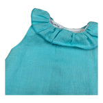 Juliana Completo 2 Pezzi Camicia-Culotte Tinta Unita per Neonata 25098 TURCHESE JULIANA 