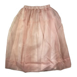 Little Ludo Einfarbiger Rock mit elastischer Taille in Rosa für Mädchen