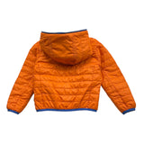 Save The Duck Zweifarbige Wendejacke mit Reißverschluss und Kapuze Blau/Orange für Jungen