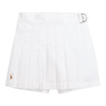Ralph Lauren gonna Tinta Unita con Ricamo per Bambina 312964249001 BIANCO RALPH LAUREN 