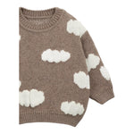 PLAY UP maglia girocollo tinta unita con stampa Marrone per Neonata PA022AP11354 MARRONE PLAY UP 