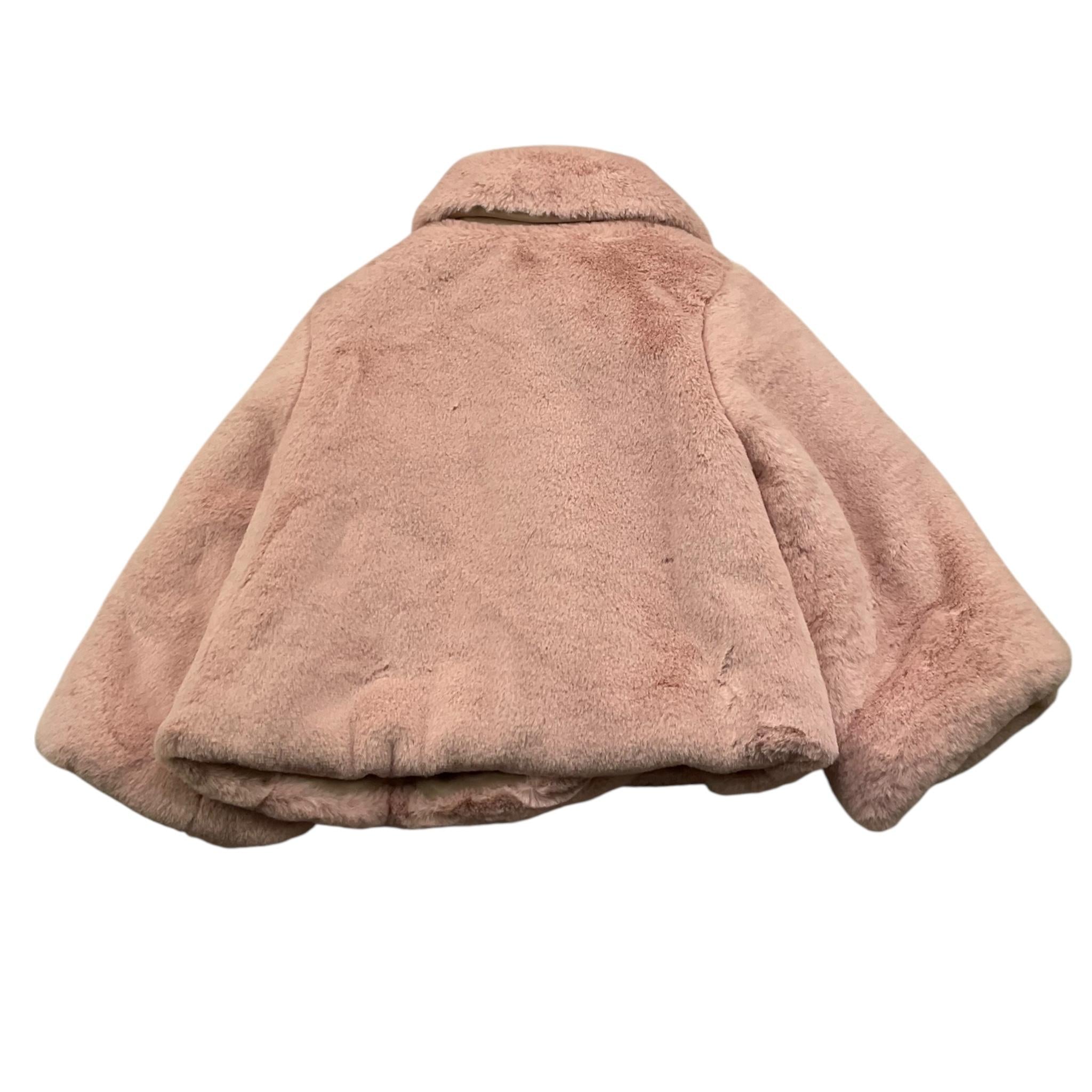 LA STUPENDERIA pelliccia tinta unita Rosa per Neonata CJGB22 ROSA LA STUPENDERIA 