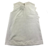 Dondup Einfarbiges ärmelloses Kleid mit weißer Schleife für Mädchen