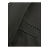 Sp1 Schwarze einreihige einfarbige Jacke für Jungen
