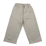M+E' Pantalone Tinta Unita con Elastico In Vita per Bambino UEM0502X SABBIA M+E' 