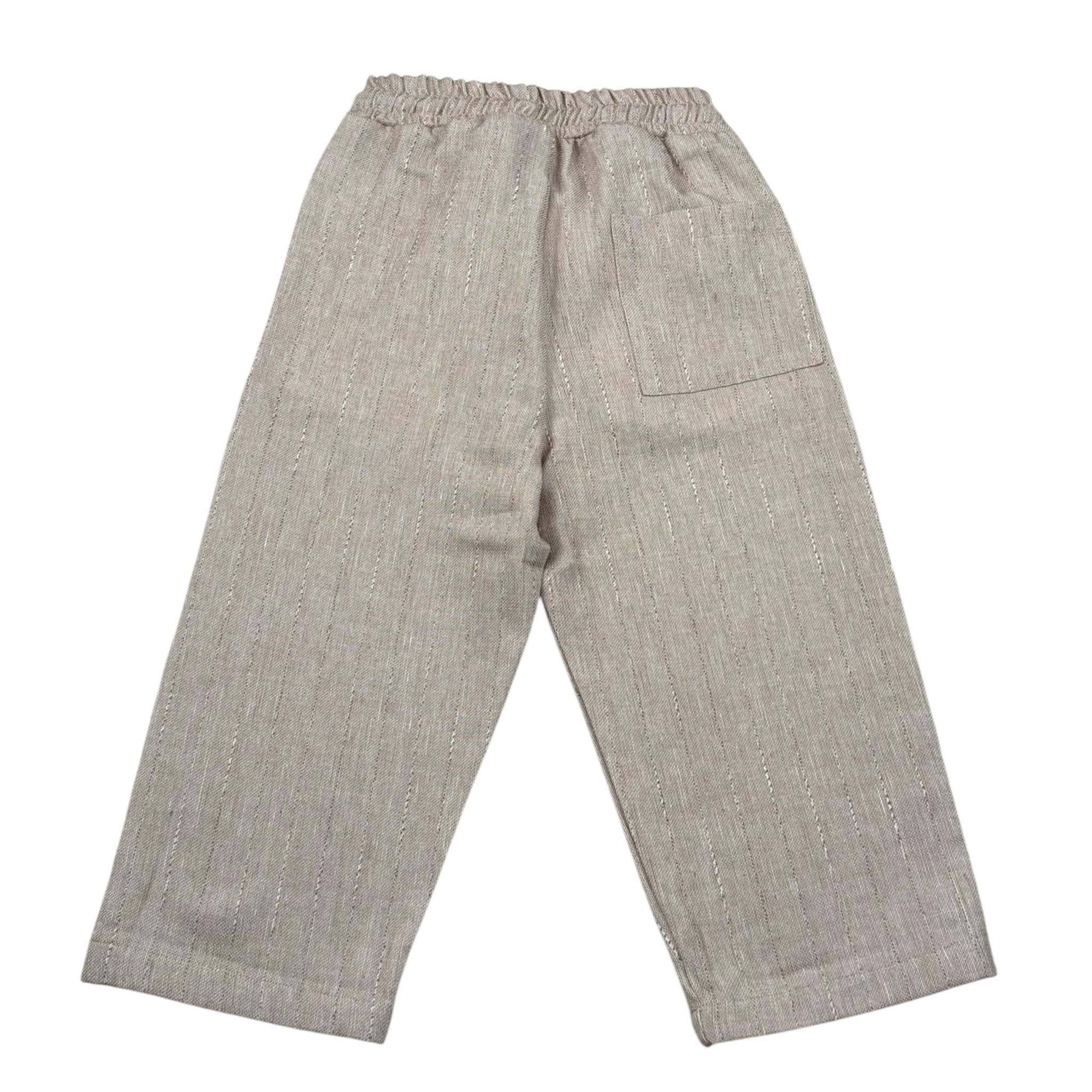 M+E' Pantalone Tinta Unita con Elastico In Vita per Bambino UEM0502X SABBIA M+E' 