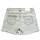 Vicolo Einfarbige Jeansshorts mit verstellbarer Taille Hellblau für Mädchen