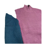 TO be too maglia mezzo collo tinta unita con maniche in contrasto Lilla per Bambina TFJF24M493 LILLA TO be too 