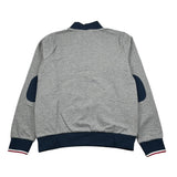 U.S. Polo Assn Felpa con Zip tinta unita con Profili In Contrasto Grigio per Bambino 58752602 GRIGIO U.S. POLO ASSN 