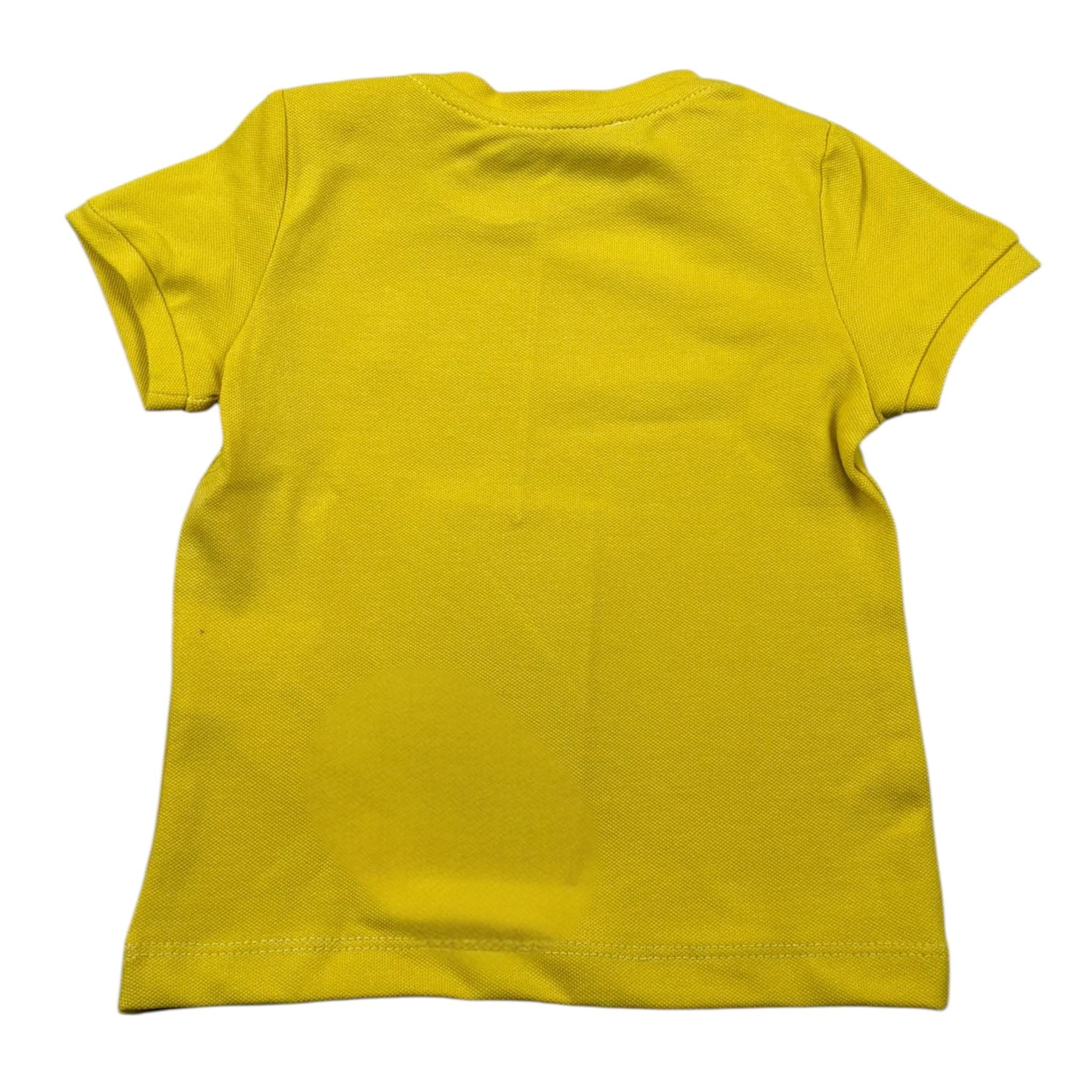 Manuel Ritz T-Shirt Girocollo Tinta Unita con Logo per Neonato MR2675 GIALLO MANUEL RITZ 