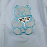 GUESS tutina tinta unita gircollo Azzurro per Neonata H3YW02J1314 AZZURRO GUESS 