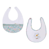 Mayoral Set Bavetta Tinta Unita con Stampe per Neonata 9875 BIANCO MAYORAL 