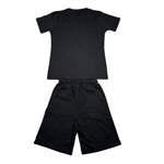 Disclaimer Completo 2 Pezzi T-Shirt-Bermuda Tinta Unita per Bambino 25EDK58478 NERO DISCLAIMER 