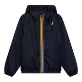 K-Way Giubbino Tinta Unita con Zip E Cappuccio per Bambino K81253WM BLU K-WAY 