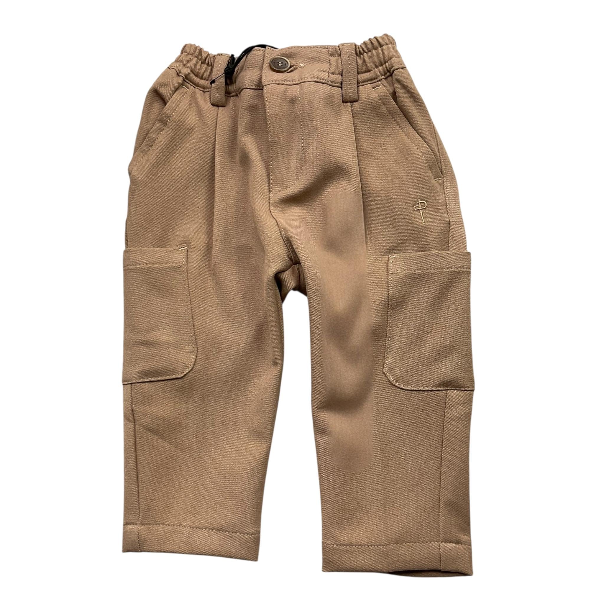 CESARE PACIOTTI pantalone tinta unita con elastico in vita Sabbia per Neonato PTP5350B SABBIA CESARE PACIOTTI 