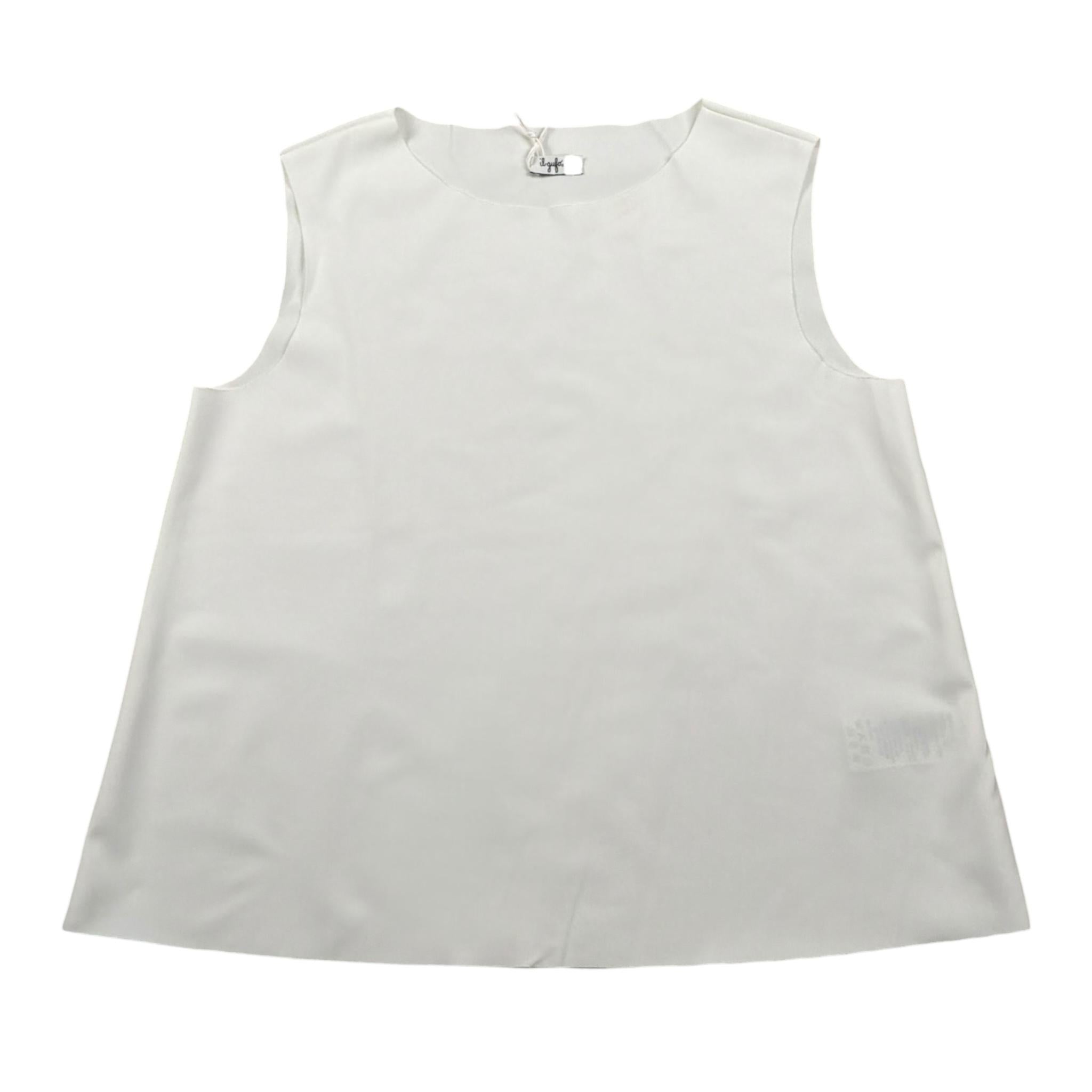 Il Gufo Canotta Girocollo Tinta Unita per Bambina P25TC091N0074 PANNA IL GUFO 