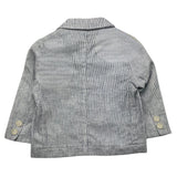 Please Babyblaue Jacke mit Streifenmuster