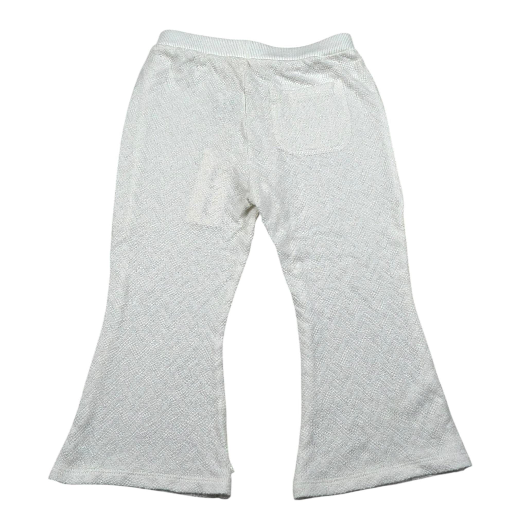 Zhoe & Tobiah Pantalone Tinta Unita Modello Zampa per Bambina CNA4F BIANCO ZHOE & TOBIAH 
