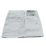 Dondup Gonna In Denim Tinta Unita con Tasconi per Bambina DFG015 BIANCO DONDUP 