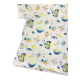 Carre'Ment Beau T-Shirt Rundhalsausschnitt Einfarbig mit Fisch-Print Weiß Für Baby