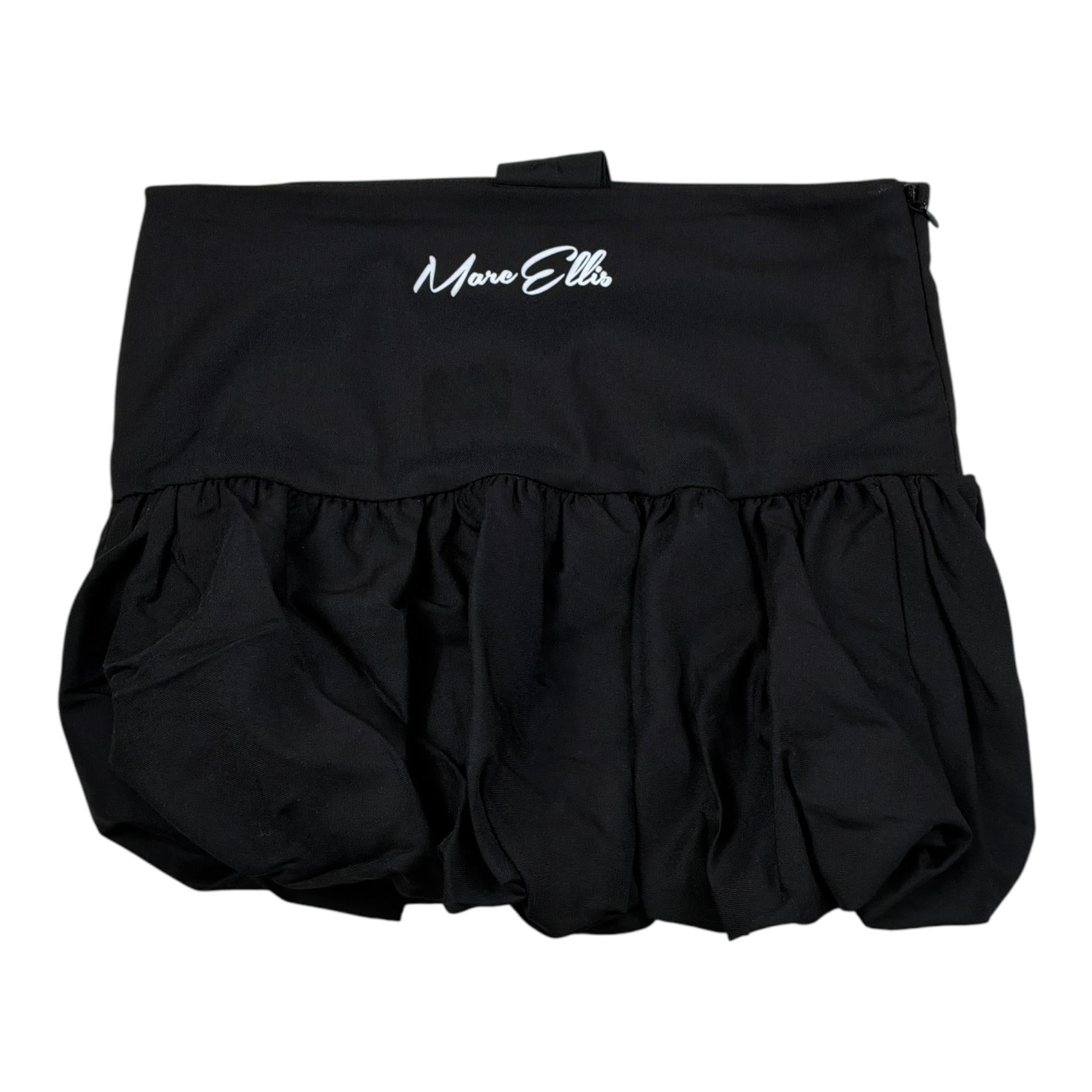 Marc Ellis Gonna tinta unita con Logo Nero per Bambina JMJSK01227 NERO MARC ELLIS 