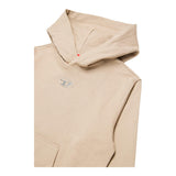DIESEL felpa chiusa con cappuccio tinta unita Beige per Bambino J02025 BEIGE DIESEL 