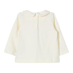 LIU JO shirt girocollo tinta unita con stampa in contrasto Panna per Neonata HF40788 PANNA LIU JO 