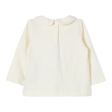 LIU JO shirt girocollo tinta unita con stampa in contrasto Panna per Neonata HF40788 PANNA LIU JO 