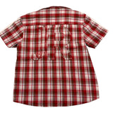 John Richmond Camicia Mezza Manica Fantasia  per Bambino RBP26194CA ROSSO JOHN RICHMOND 