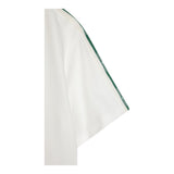 Emporio Armani T-Shirt Scollo A V Tinta Unita con Profili In Contrasto per Bambino EB000154 BIANCO EMPORIO ARMANI 