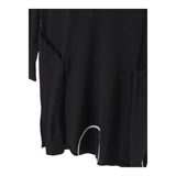 MAISON MARGIELA abito manica lunga tinta unita cn cuciture in constrato Nero per Bambina M60646 NERO MAISON MARGIELA 