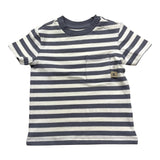 Calvin Klein T-Shirt Girocollo Tinta Unita con Fantasia A Righe per Bambino IN0IN02950J BIANCO CALVIN KLEIN 