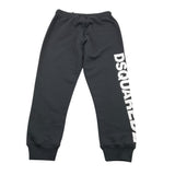 DSQUARED2 pantalone modello tuta tinta unita con stampa Nero per Bambino DQ0778 NERO DSQUARED2 