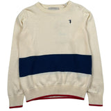 Trussardi Maglia Girocollo Tinta Unita per Bambino TBP26027MA PANNA TRUSSARDI 