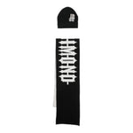JOHN RICHMOND set sciarpa-cappello tinta unita logato Nero per Bambino RBA24017HS NERO JOHN RICHMOND 