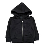 John Richmond Felpa con Zip E Cappuccio Tinta Unita per Neonato RIP26027FE NERO JOHN RICHMOND 