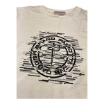 CESARE PACIOTTI shirt girocollo tinta unita con stampa in contrasto Bianco per Bambino TSP5303J BIANCO CESARE PACIOTTI 