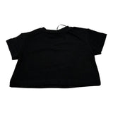 Marc Ellis T-Shirt Girocollo Tinta Unita con Brillantini per Neonata JMNTS16797N NERO MARC ELLIS 