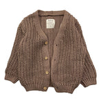 PLAY UP cardigan tinta unita con bottoni Marrone per Bambina PA011AP11404 MARRONE PLAY UP 