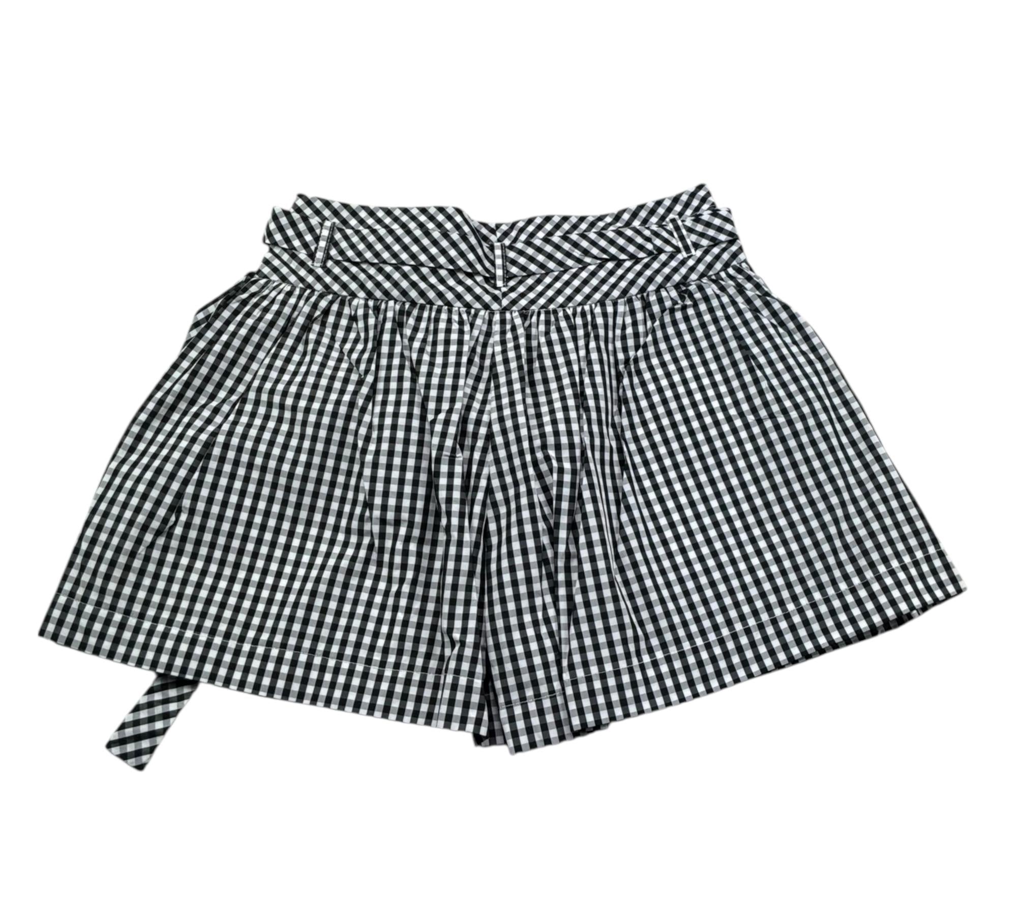 Monnalisa Short Fantasia Quadretti Bicolore per Bambina 177404 BIANCO/NERO MONNALISA 