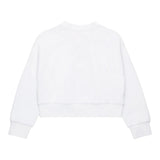 Diesel Felpa Chiusa Girocollo Tinta Unita con Logo per Bambina J01826 BIANCO DIESEL 